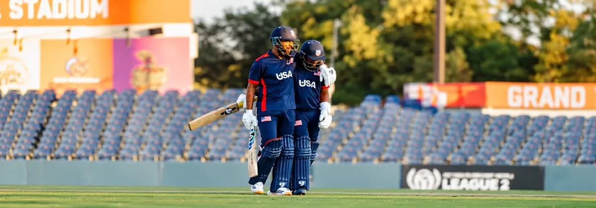 USA vs NAM CWC League 2 Highlights: Monank Patel Century, Jayasuriya 74 Guide USA to Four-Wicket Victory in Dallas